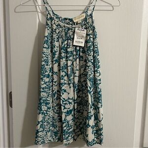 Marshalls Teal and Cream Floral Dress